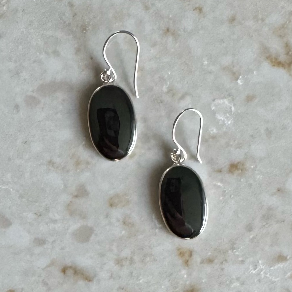NWOT Sundance Thunderstorm Earrings, Gunmetal, Sterling Silver - Picture 3 of 7